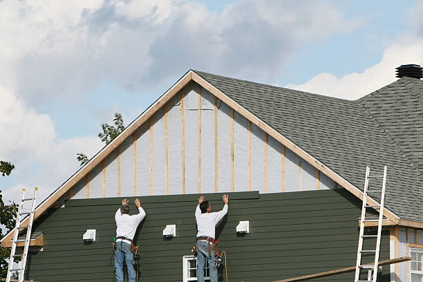 Professional Siding Repair technician working in Harborcreek, PA